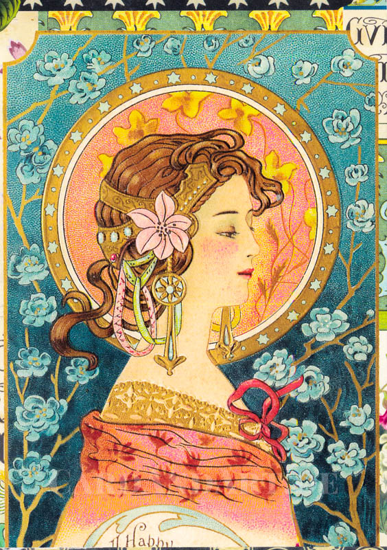 Gwenaelle Trolez - Mucha -  Postkarte