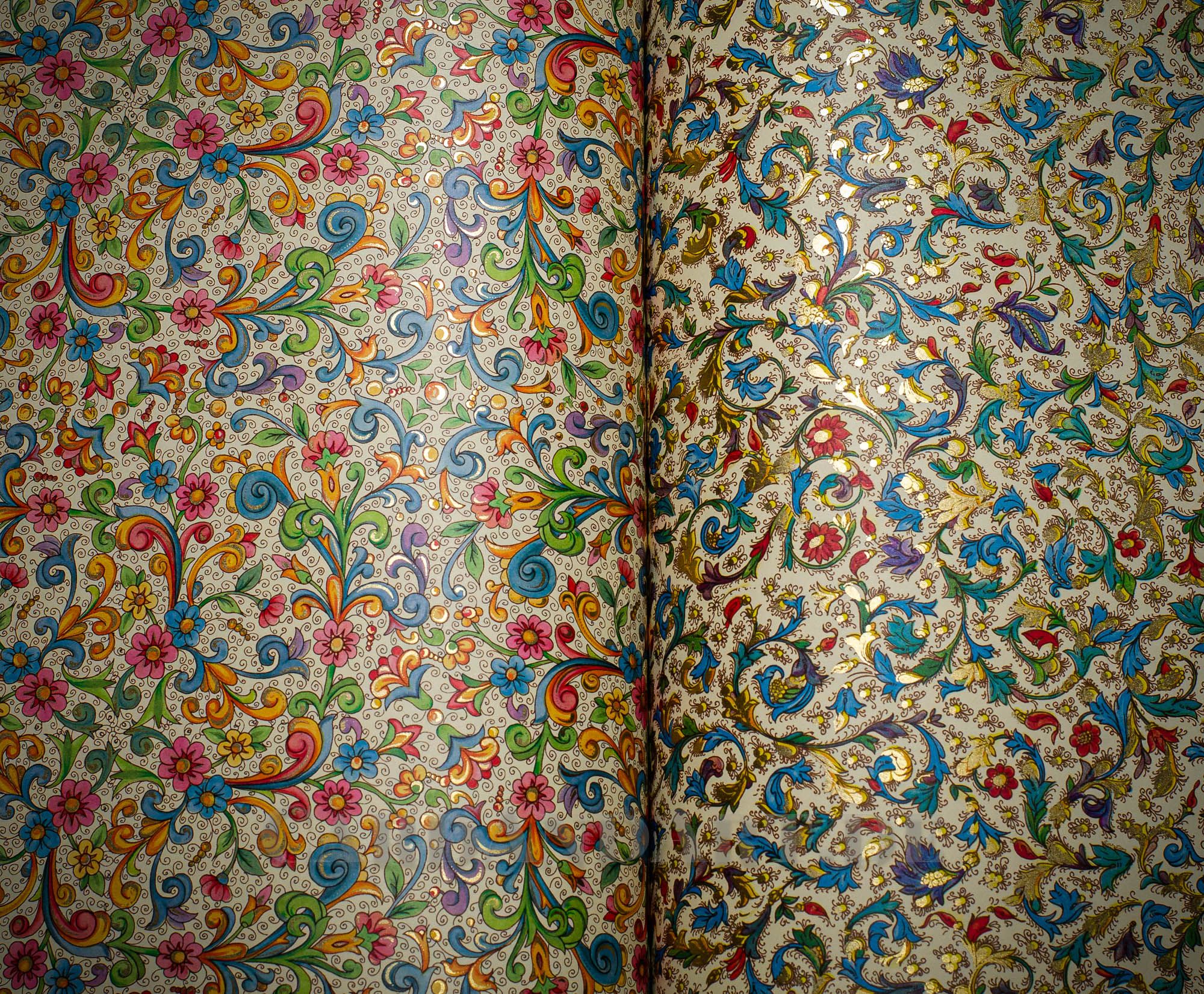 Geschenkpapierbuch mit 10 Bögen Florentinermotiven