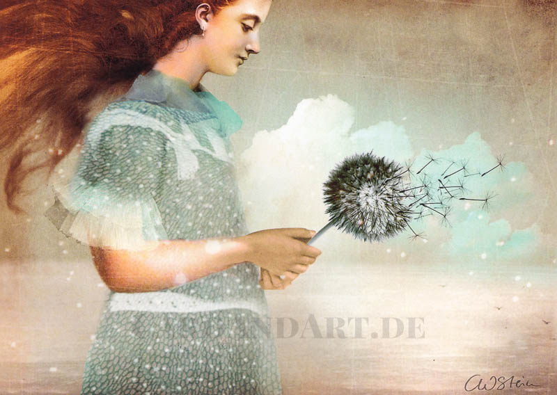 Catrin Welz-Stein, Wünsch dir was - Postkarte