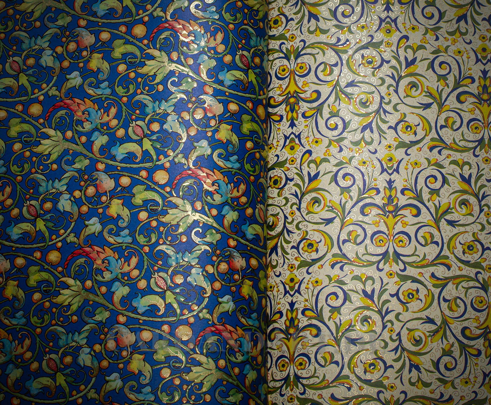 Geschenkpapierbuch mit 10 Bögen Florentinermotiven